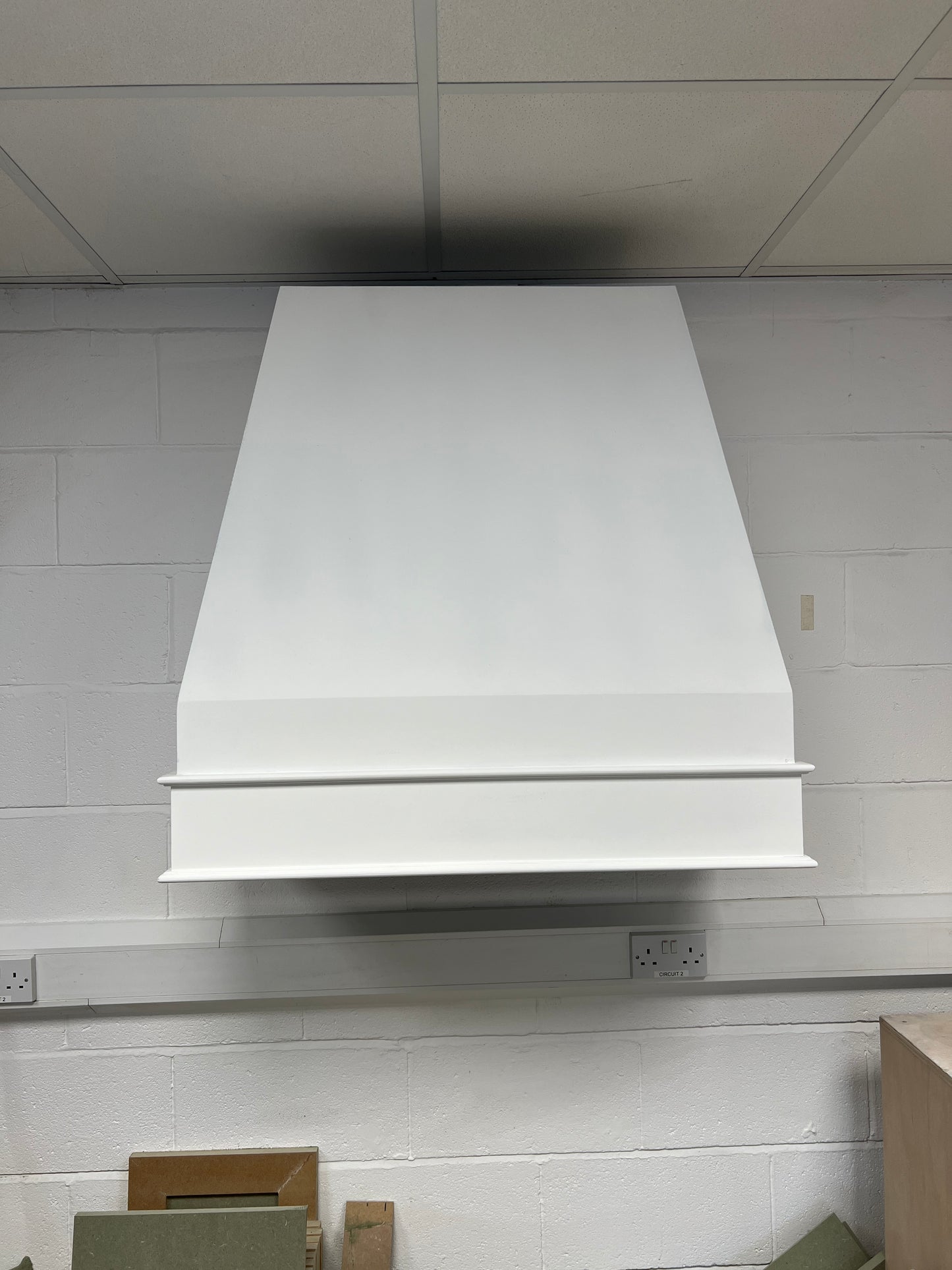 Angled Stepped Cooker Hood