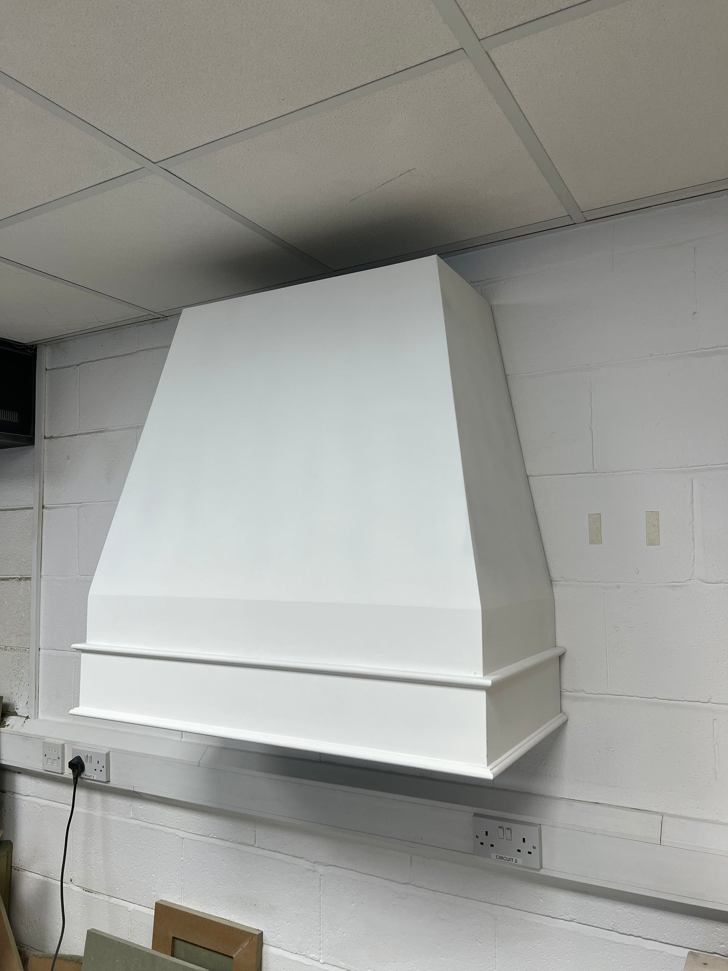 Angled Stepped Cooker Hood